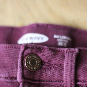 Maroon Old Navy Jeggings